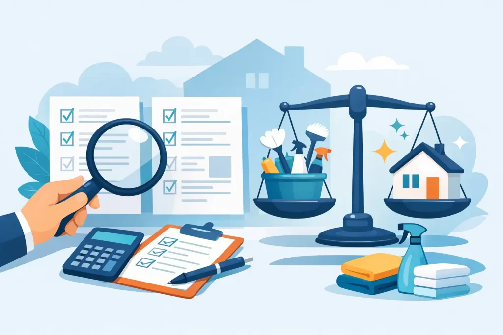 How to Compare Cleaning Estimates Fairly