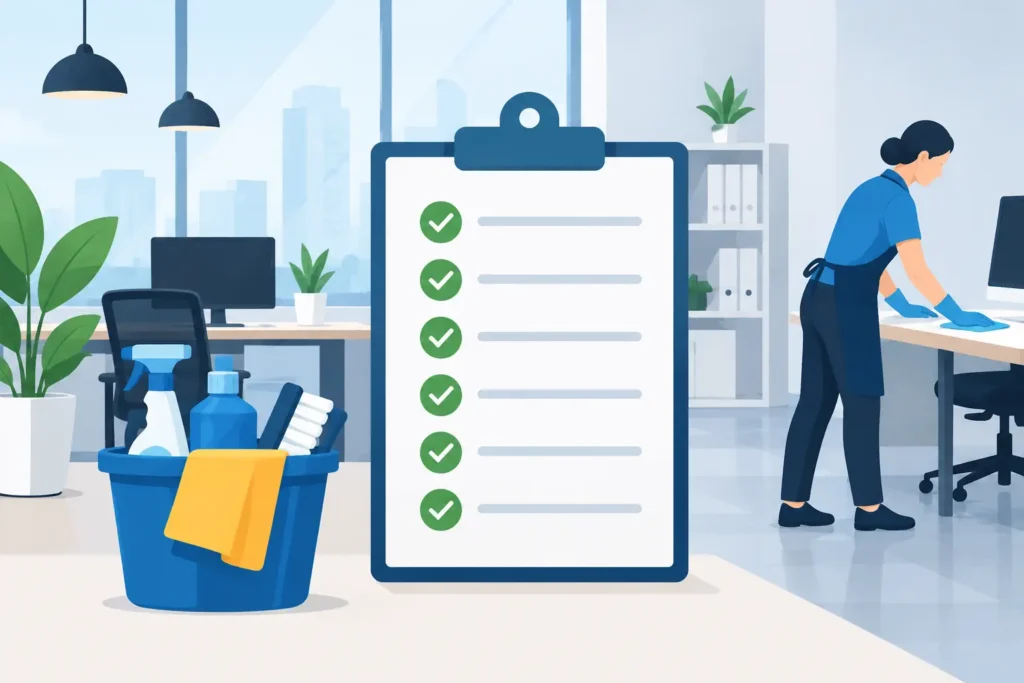 12 Best Office Cleaning Checklist Items to Use
