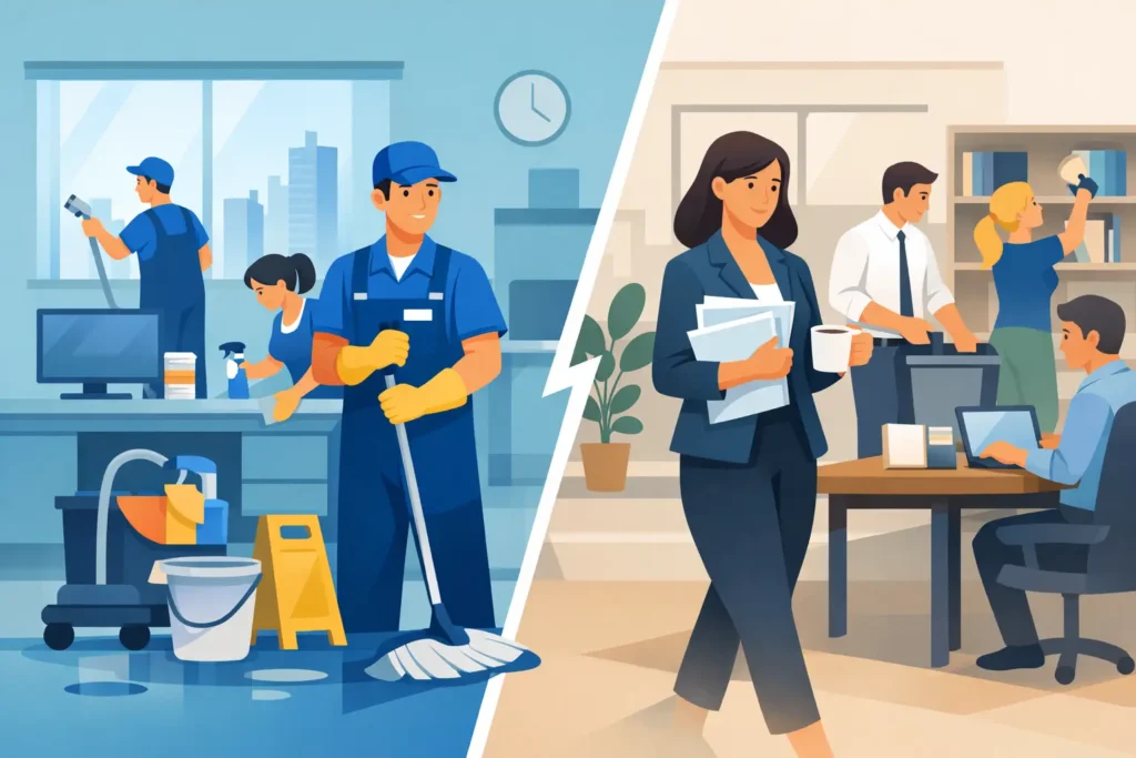 Office Cleaning vs In House Staff: Which Wins?