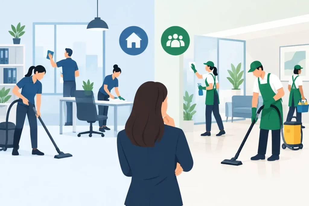 In House Cleaning Versus Outsourcing: Which Fits?